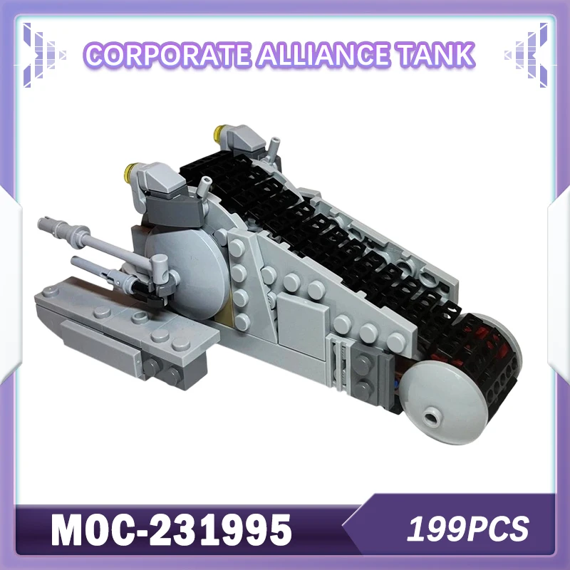 

Corporate Alliance tank 199PCS Building Block Space War Technology Battle Model Brick Set Creative KIDS ADULT Gifts MOC-23199 5