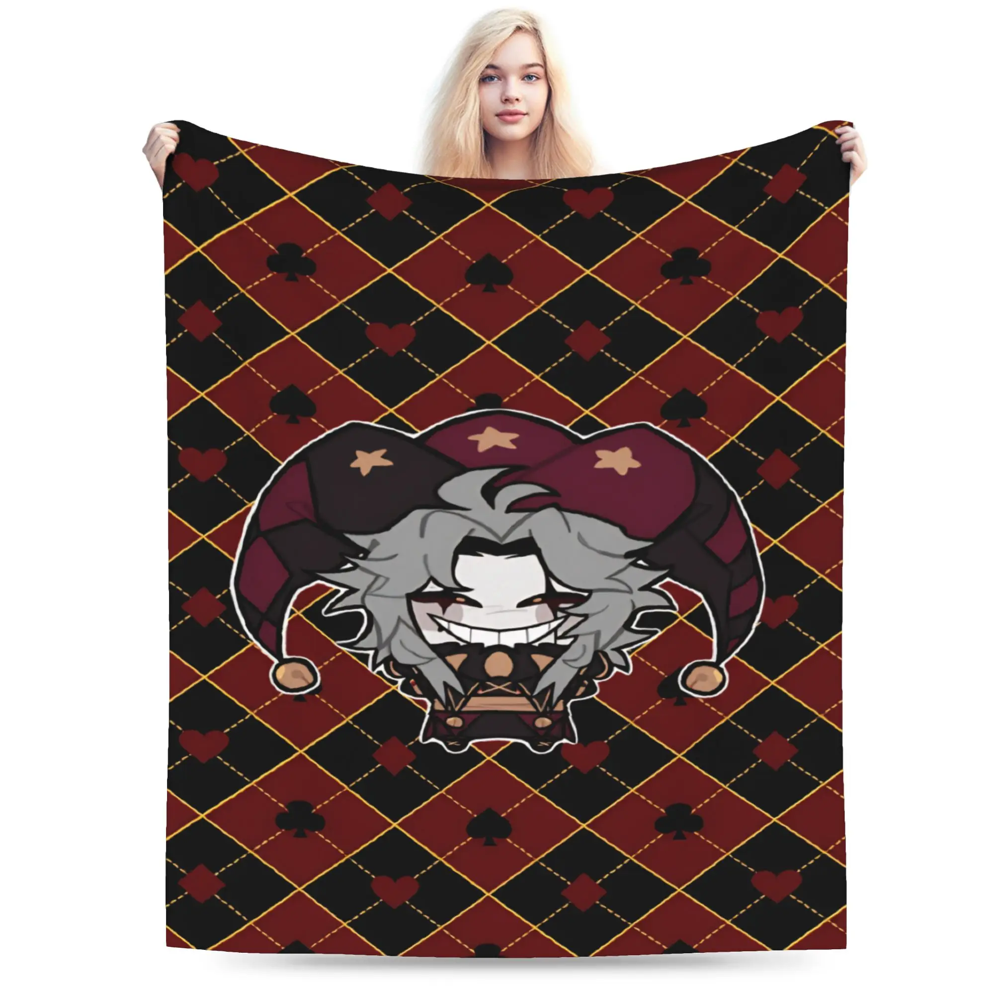 Relax Pierrots The Freak Circus Blanket Accessories Home Decorative  Throw Blankets Ultra-Soft Velvet for Car