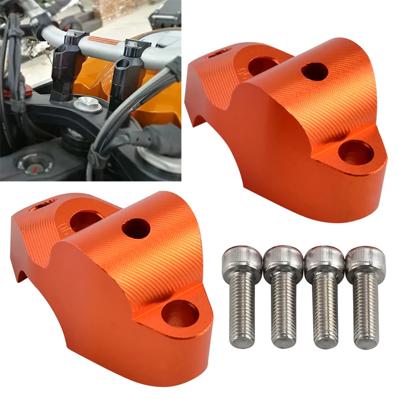

30mm Rise 1-1/8" Bar Risers Motorcycle Handlebar Riser Clamps for KTM 1290 Super Adventure R S T 1290 SAR SAS SAT 2013-2021