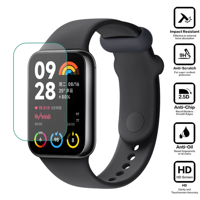 샤오미 미 밴드 8 프로 스마트워치 HD 보호 필름, 화면 보호대 커버, 스마트 워치 액세서리