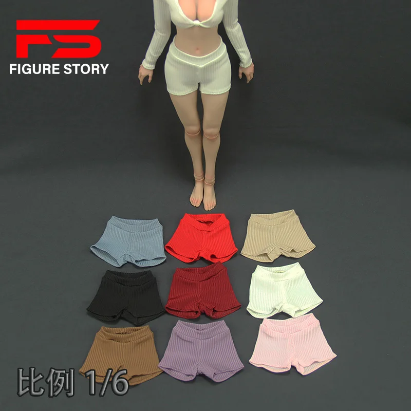 1/6 scale female dolls clothes Fashion shorts fit 12'' action figure body model