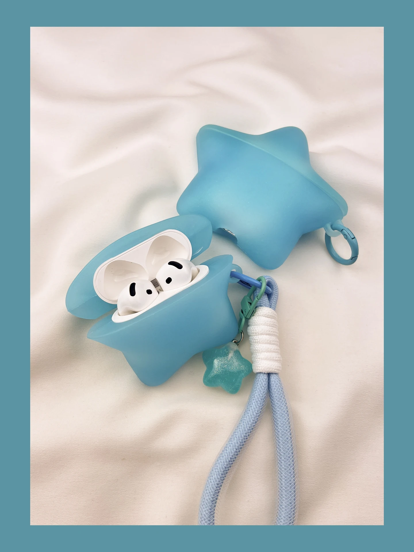 Glow in Dark Star Silicone Earphone Case Luminous Pendant Lanyard Anti-drop Protector 2025 for AirPods Pro 3 2/1/Pro4/3/2 Cover