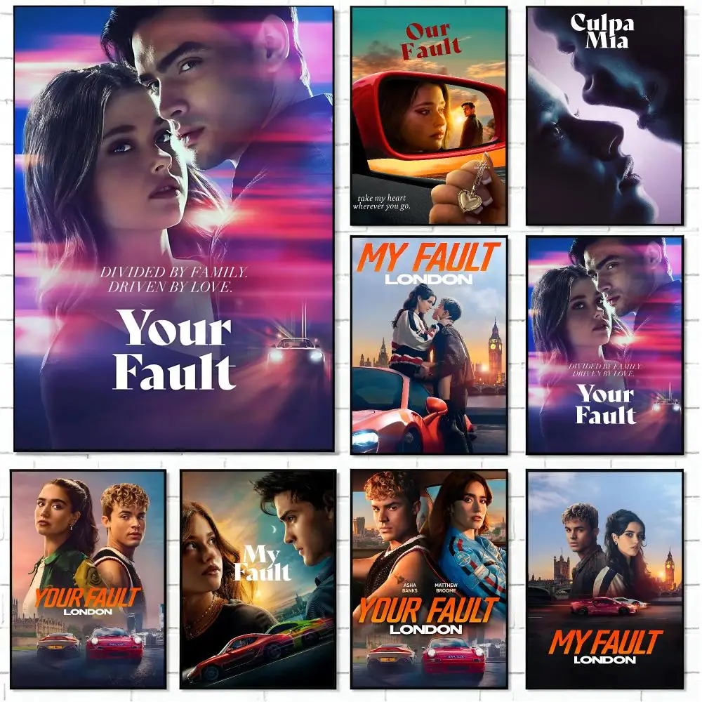 movie My Fault Poster Poster HD Print Unframed Heartwarming Style Wall Art Home For Living Room Bedroom Background Decor