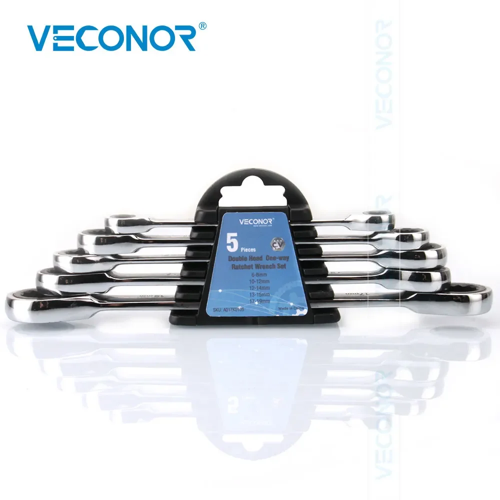 5-Piece Ratchet Wrench Set of Keys Multitools Spanners