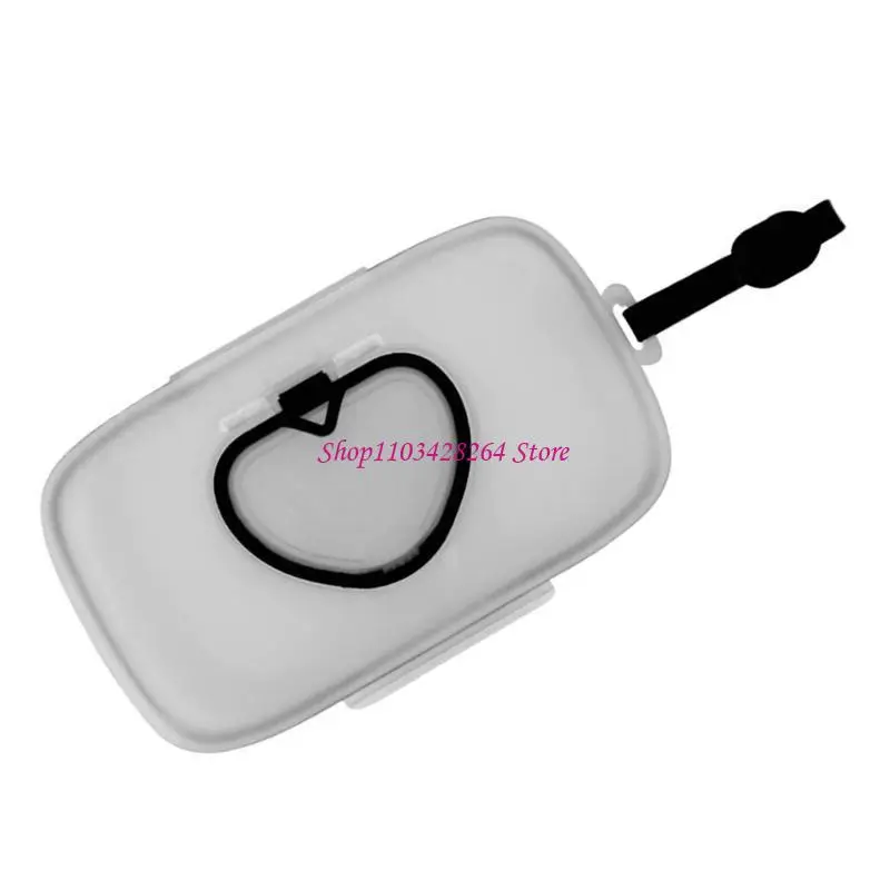 Custodia per distribuzione del distributore salviettine portatili organizzatore riutilizzabile per borsa per pannolini