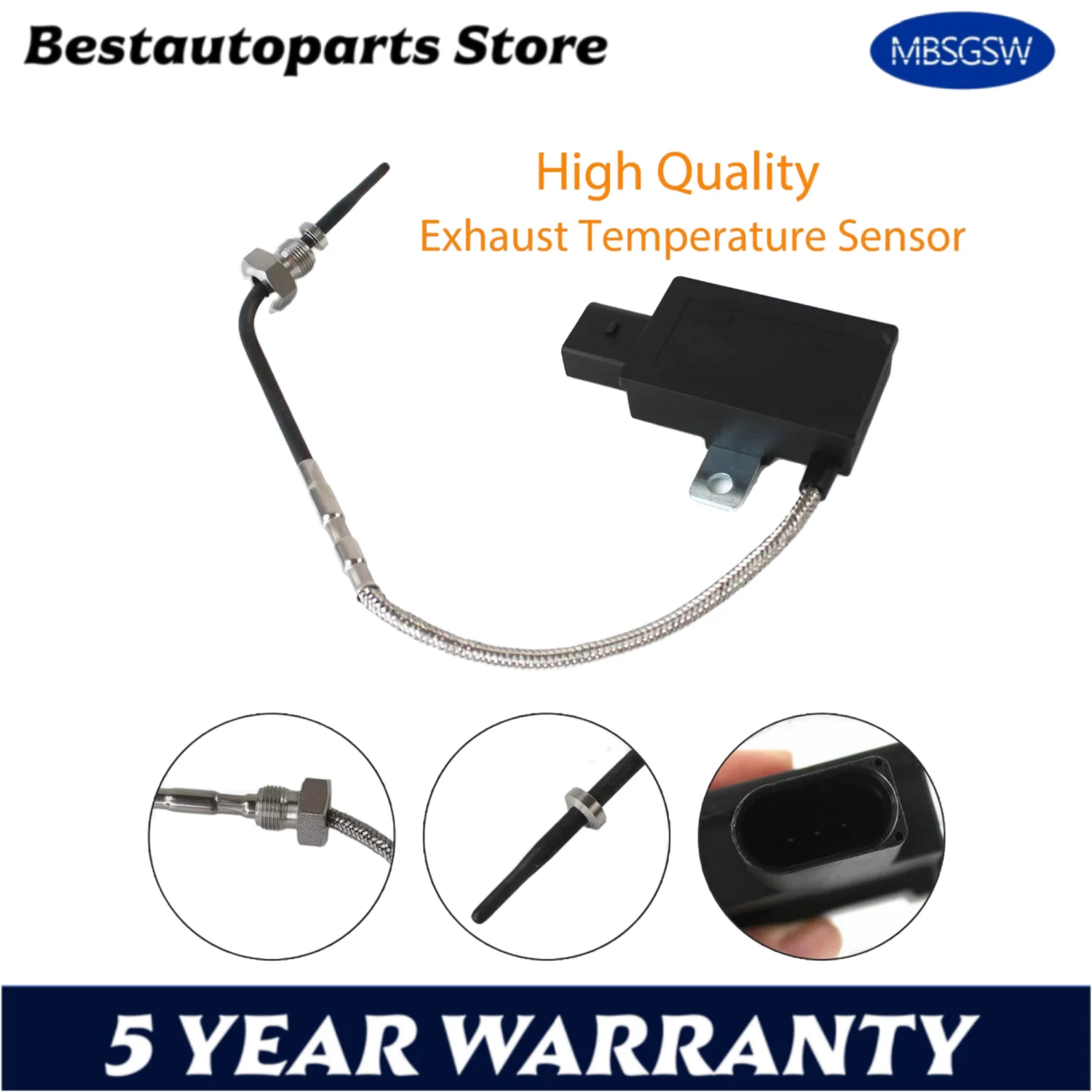 

Exhaust Temperature Sensor Bank1 07C919529K 07C919529B 07C919529D 07C919529F 07C919529H For Bentley Continental Flying Spur Temp
