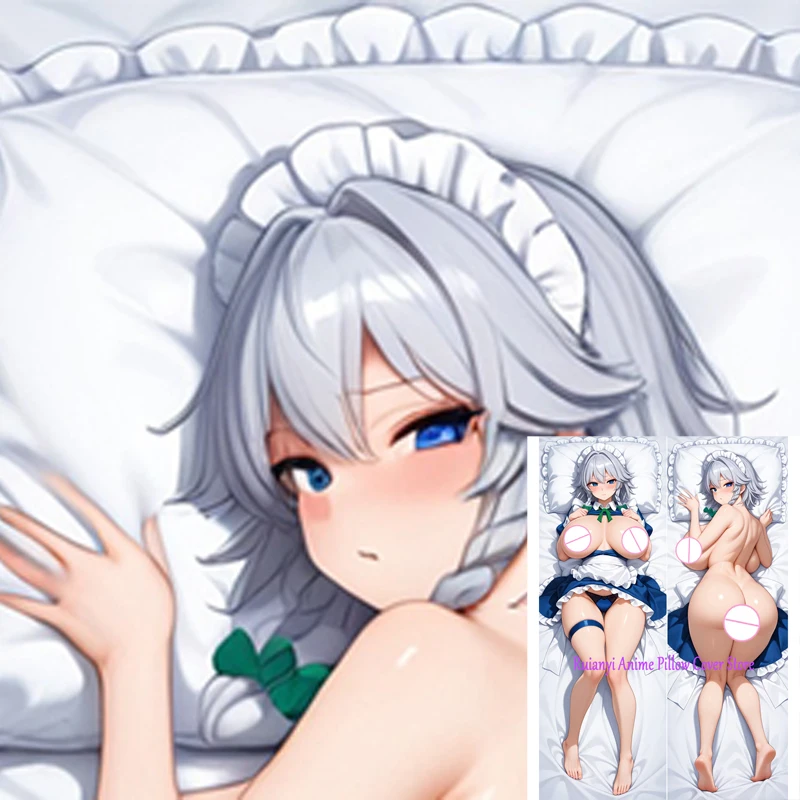 

Dakimakura Anime Sakuya Izayoi Double-sided Pillow Cover Print Life-size body pillows cover Adult