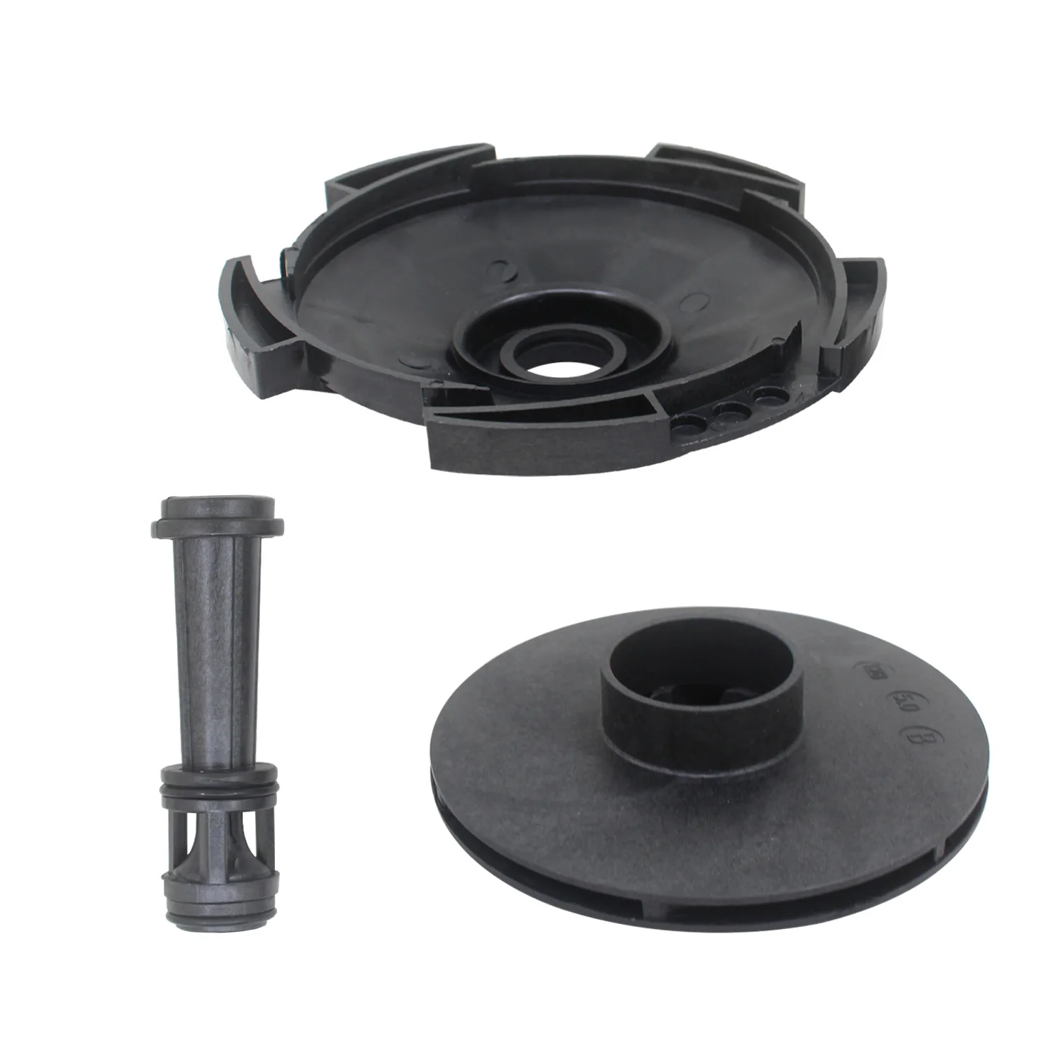 Jet Impeller Replacement Plastic Impeller Booster Guide Vane Jet Parts Accessories 119/124/128mm view 2