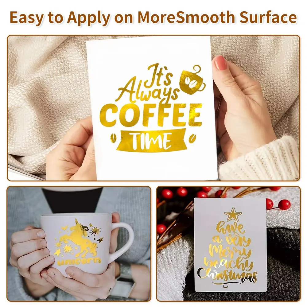 1 لفة لامعة الذهب الدائم الفينيل فيلم لاصق ذاتية اللصق مقاوم للماء DIY بها بنفسك سجلات القصاصات الأسطح الزجاجية سيارة المنزل ملصقات الحرفية