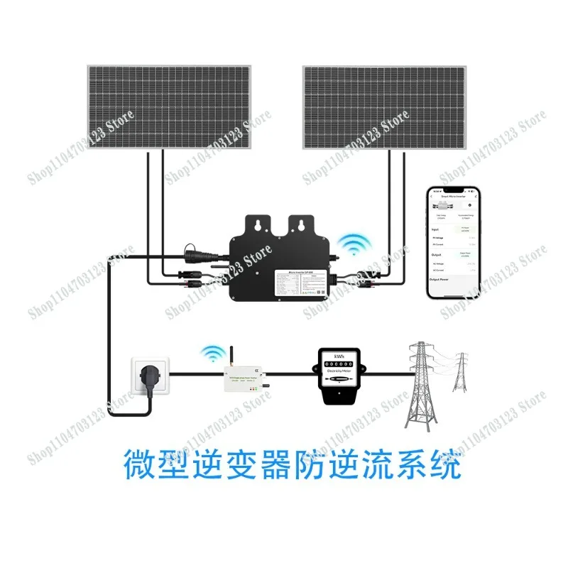 Factory direct micro inverter 800W WIFI control high power
