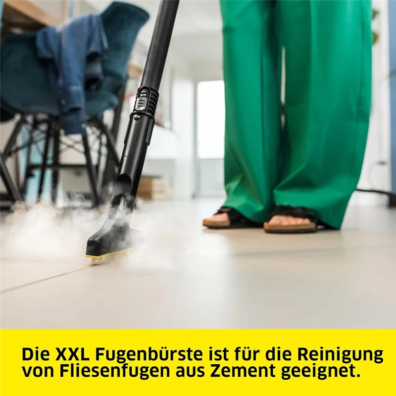 

A52Q-XXL Щетка для затирки с удлинителем для Karcher SC1-5 2.863-334.0- для эффективного инструмента для чистки плитки и цемента