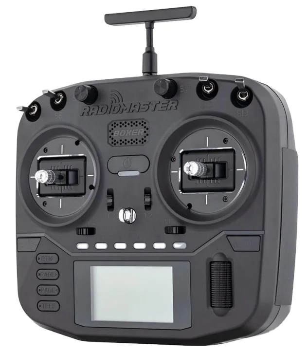 جهاز إرسال RadioMaster BOXER ELRS 2.4 جيجا هرتز 30dBm مع 16CH EdgeTX Hall Gimbal لطائرات بدون طيار FPV وطائرات RC