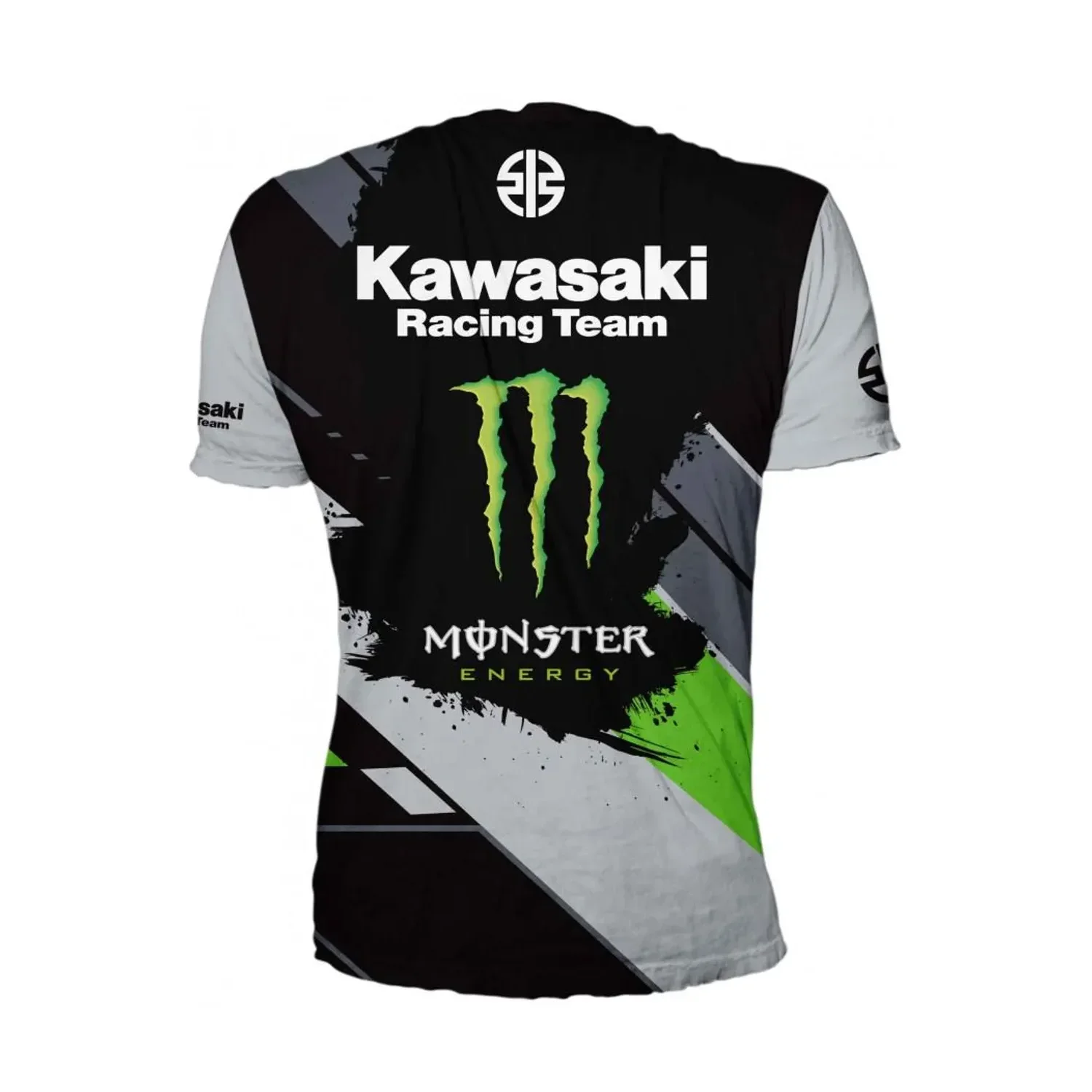 Top estivo da uomo Kawasaki Motorcycle stampato girocollo manica corta T-shirt traspirante ad asciugatura rapida comoda top sportivo