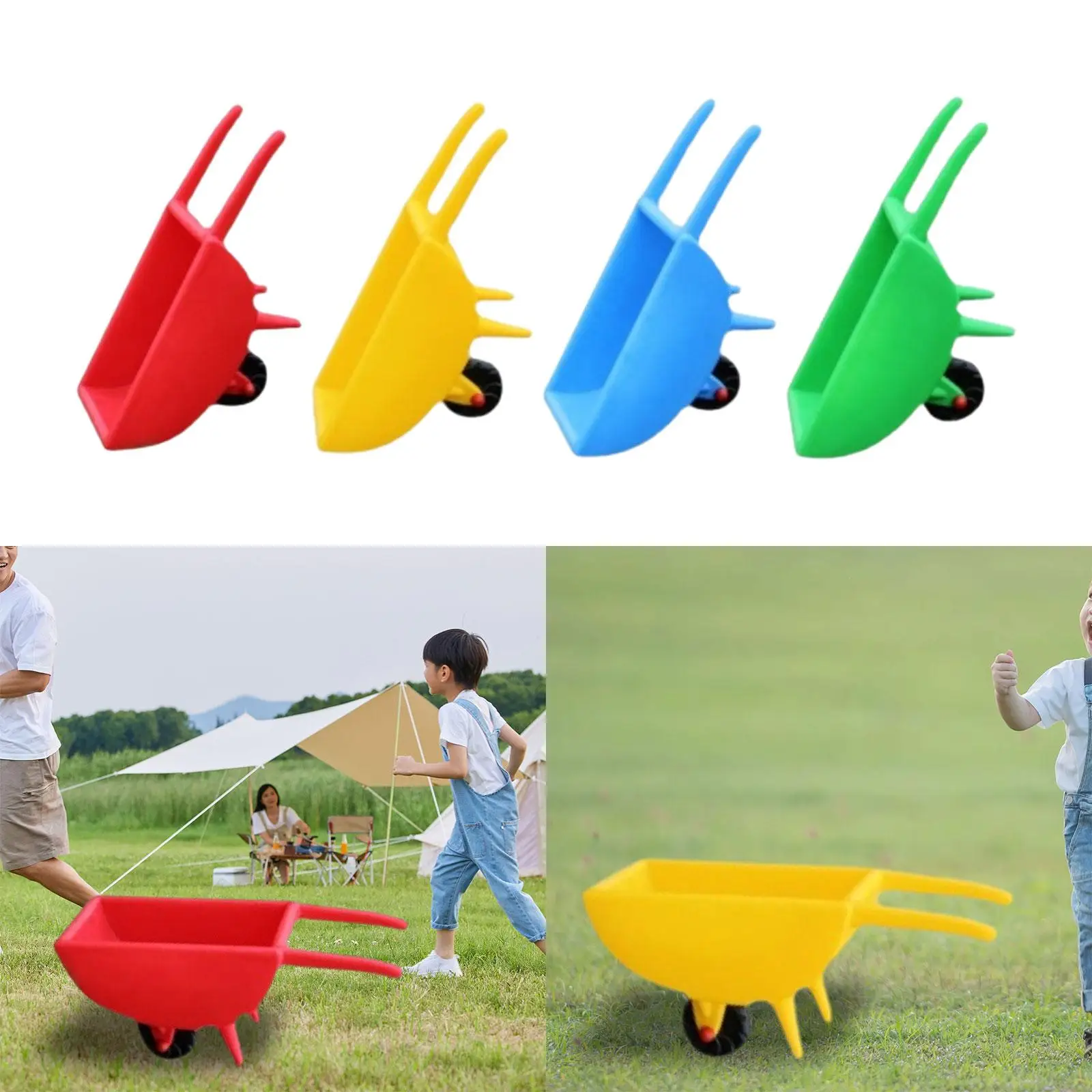 Kid\'s Wheelbarrow Toy Wheelbarrow for Children for Camping Child Outdoor