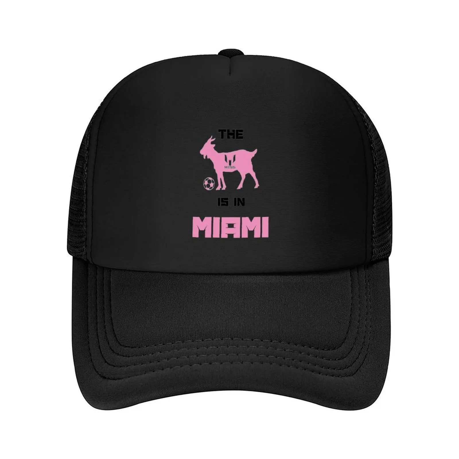 

The goat is in miami Baseball Cap Beach Outing Custom Cap Hat Man Luxury fishing hat For Man Women's