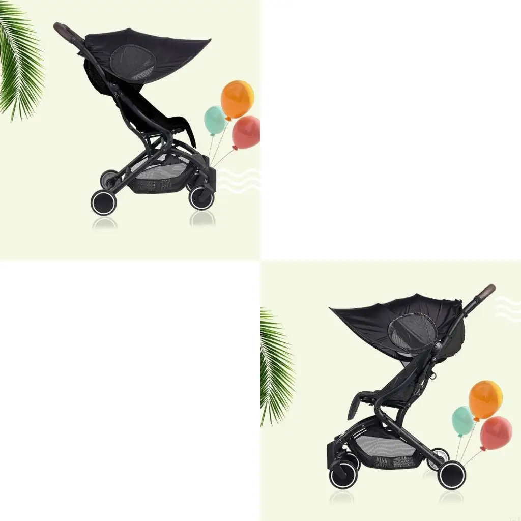 

Universal Baby Stroller Accessories UV50+ Sunshade Canopies Pushchair Shield