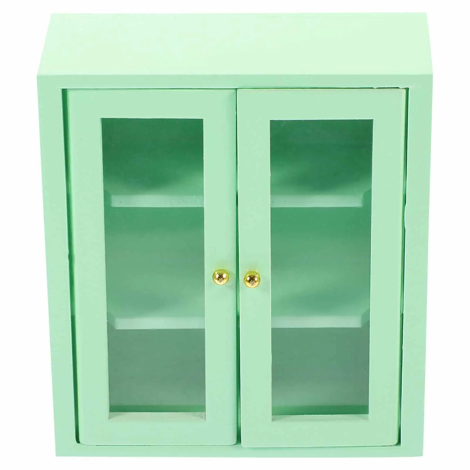 

Mini Wooden Cabinet Lifelike Miniature Furniture for Mini House Kitchen Decoration Tiny House Ornament Miniature Kitchen Cabinet