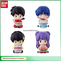 BANDAI Original Ranma 1/2 Gashapon Toys Tendou Akane Hibiki Ryoga Delicious Dim Sum Action Figure Desktop Ornaments Capsule Toys