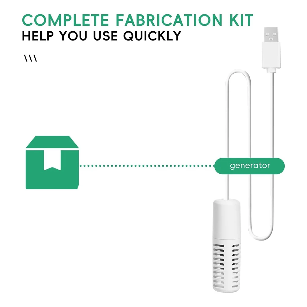 Generador de agua de limpieza autofabricado para el hogar, USB, CC de 5V, suministros de limpieza multiusos, generador de vinagre blanco destilado
