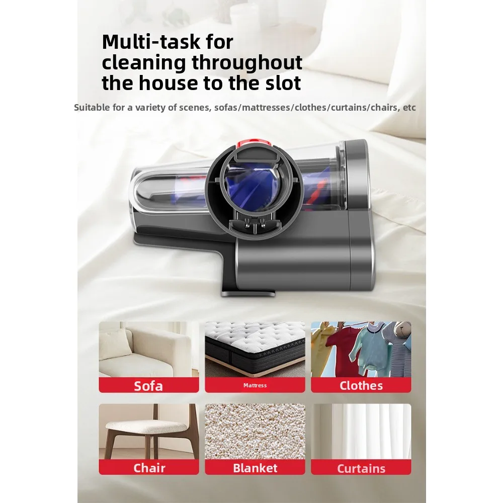 Dyson V7 V8 V10 V11 V15 Mattress Tool - Anti-Tangle Motorized Brush Roller for Dust Mites, Pet Hair & Deep Cleaning