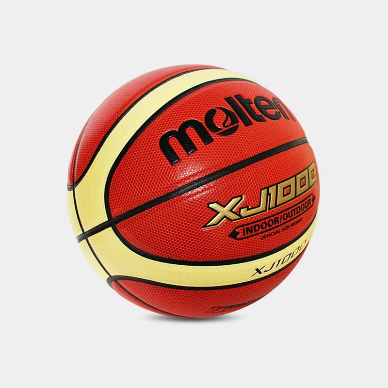 Bola de basquete oficial tamanho 7/6/5 pu couro xj1000 interior ao ar livre jogo de formação das mulheres dos homens baloncesto