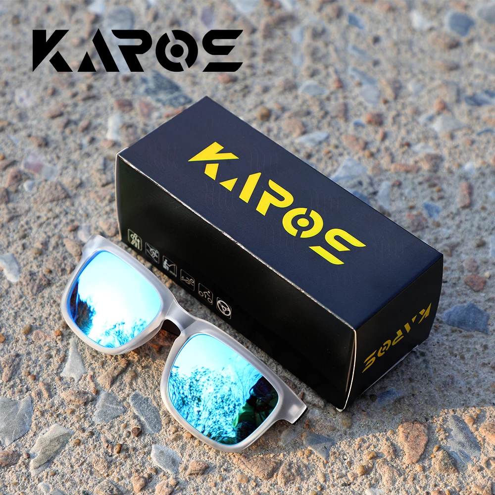 KAROS แว่นกันแดดโพลาไรซ์กลางแจ้งสำหรับการล่าสัตว์ตกปลาขับรถป้องกันรังสียูวี 400 ผู้ชายผู้หญิงพร้อมกล่องเคส YZ2019