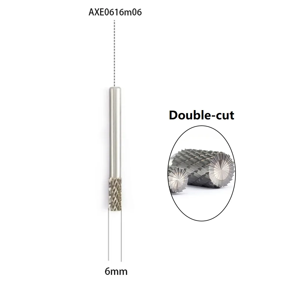 File Burr Bit Tool Cutter Double Cut Grinding Tool Metal Grinding Parts Replacement Rotary Tungsten Carbide 1pcs