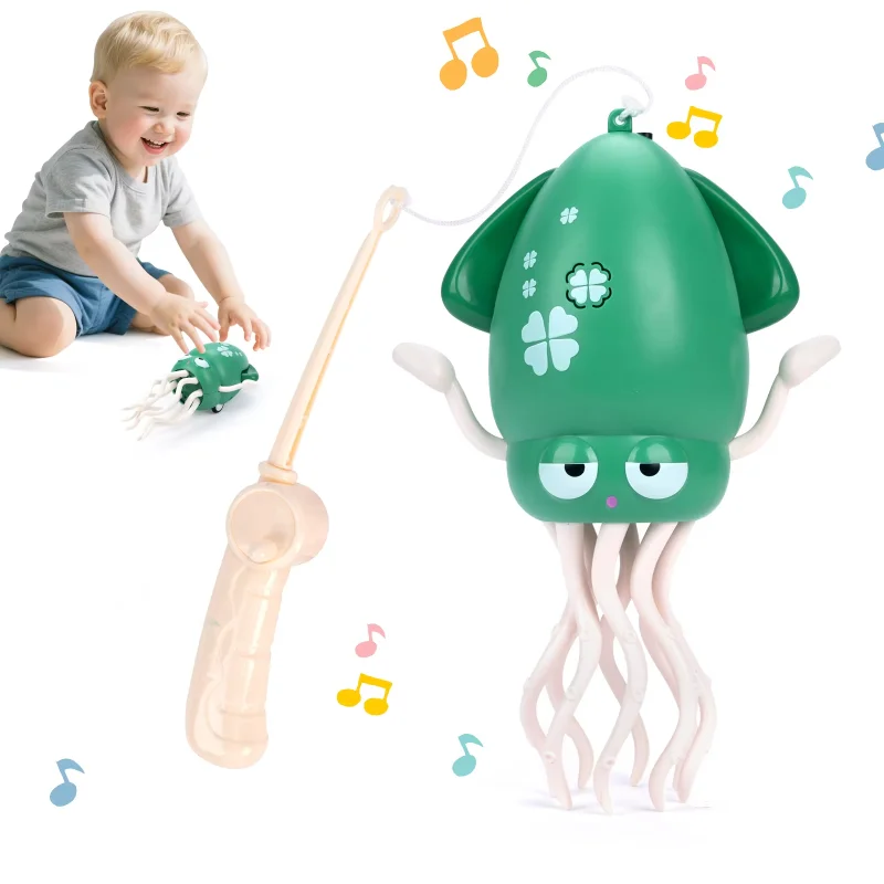 

Dancing Octopus Swinging Octopus Funny Induction Lying Flat Squid Toddler Interactive Toy 3 To 6 Years Old Child Birthday Gifts