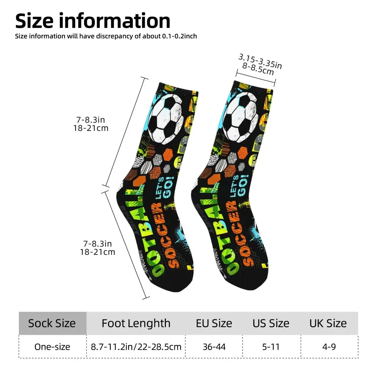 Football Sock Printed Man Polyester