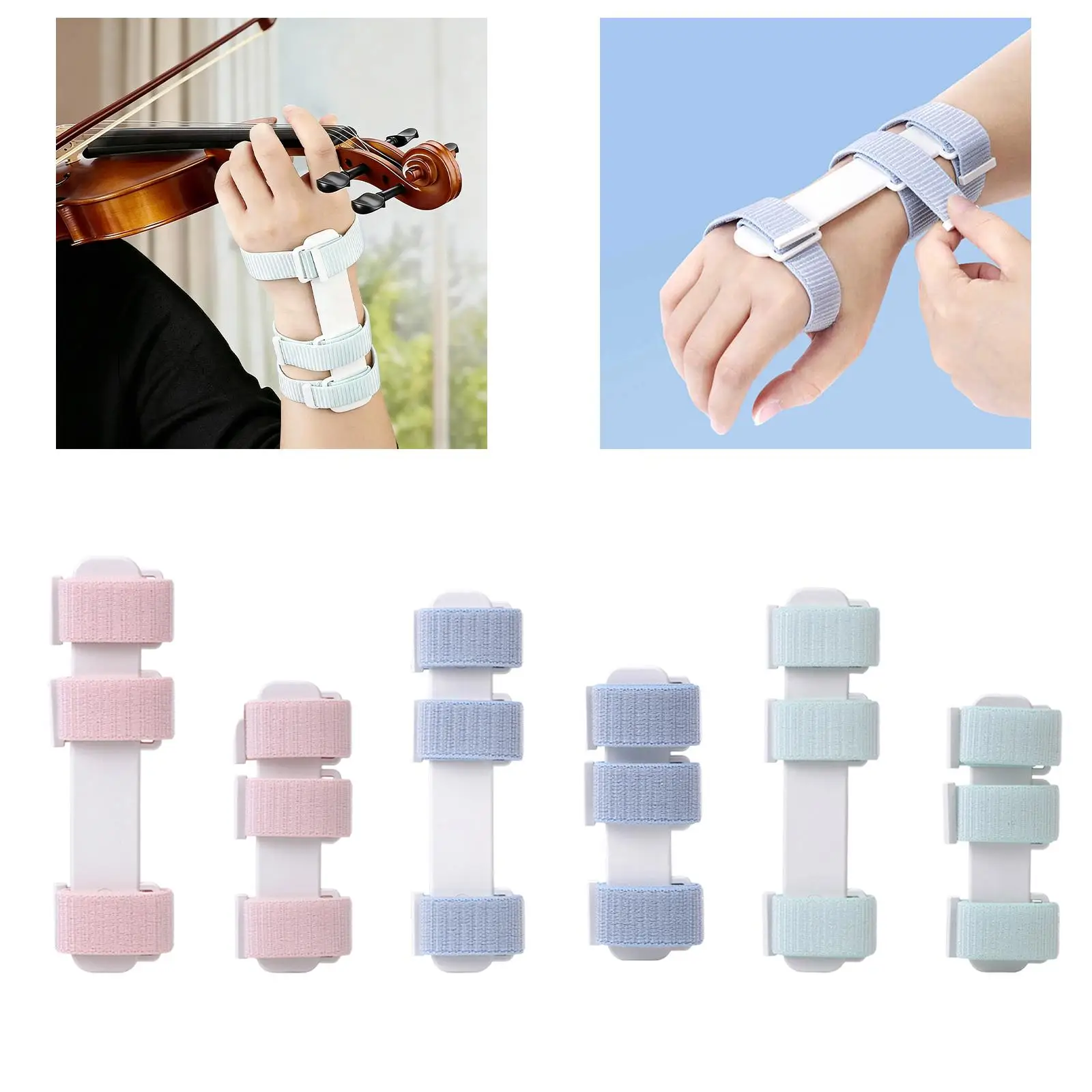 Violin Accessory Adjustable Wrist Support Corrects Left Hand Position ABS Durable Helper for Daily Practice