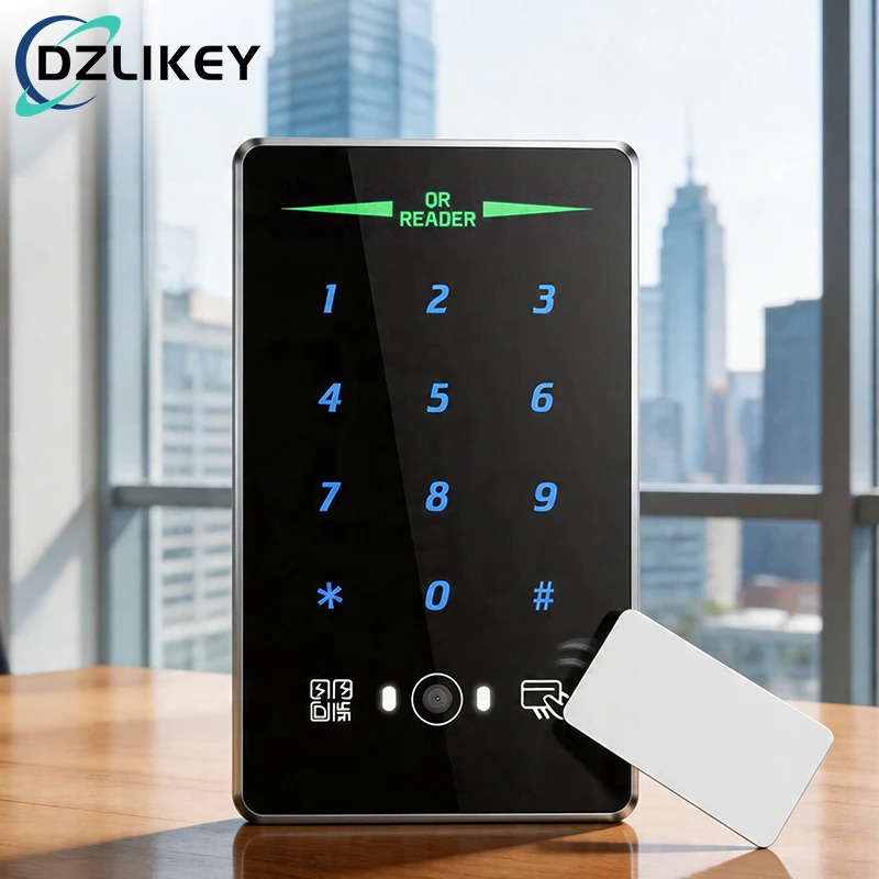

Waterproof Metal QR Code Scanner DC12V with 125kHz ID Touch Keypad for Access Control Security System WG26/34 RS232/RS485