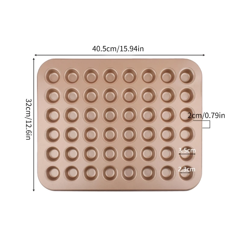 Muffin Pans Mini Cake Pans Carbon Steel Material Suitable for Small Baking Cake