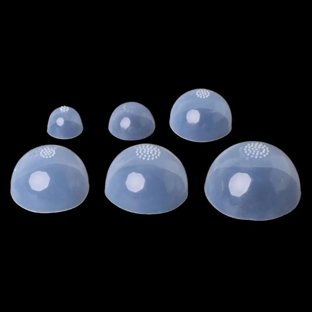 1/3 1/4 1/6 1/8 1/12 Doll-specific Fixed Wig Headgear Silicone Headgear Anti Slip For Doll Silica Gel Hair Wigs Cover 7 Sizes