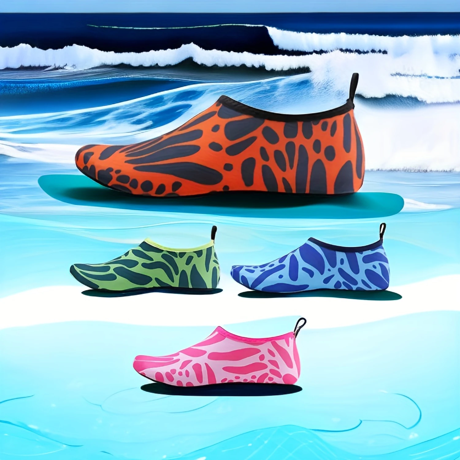 Scarpe da acqua per nuoto, scarpe per sport acquatici a piedi nudi ad asciugatura rapida per donna, escursionismo in spiaggia, immersioni, canottaggio, fiume, sport acquatici all'aperto