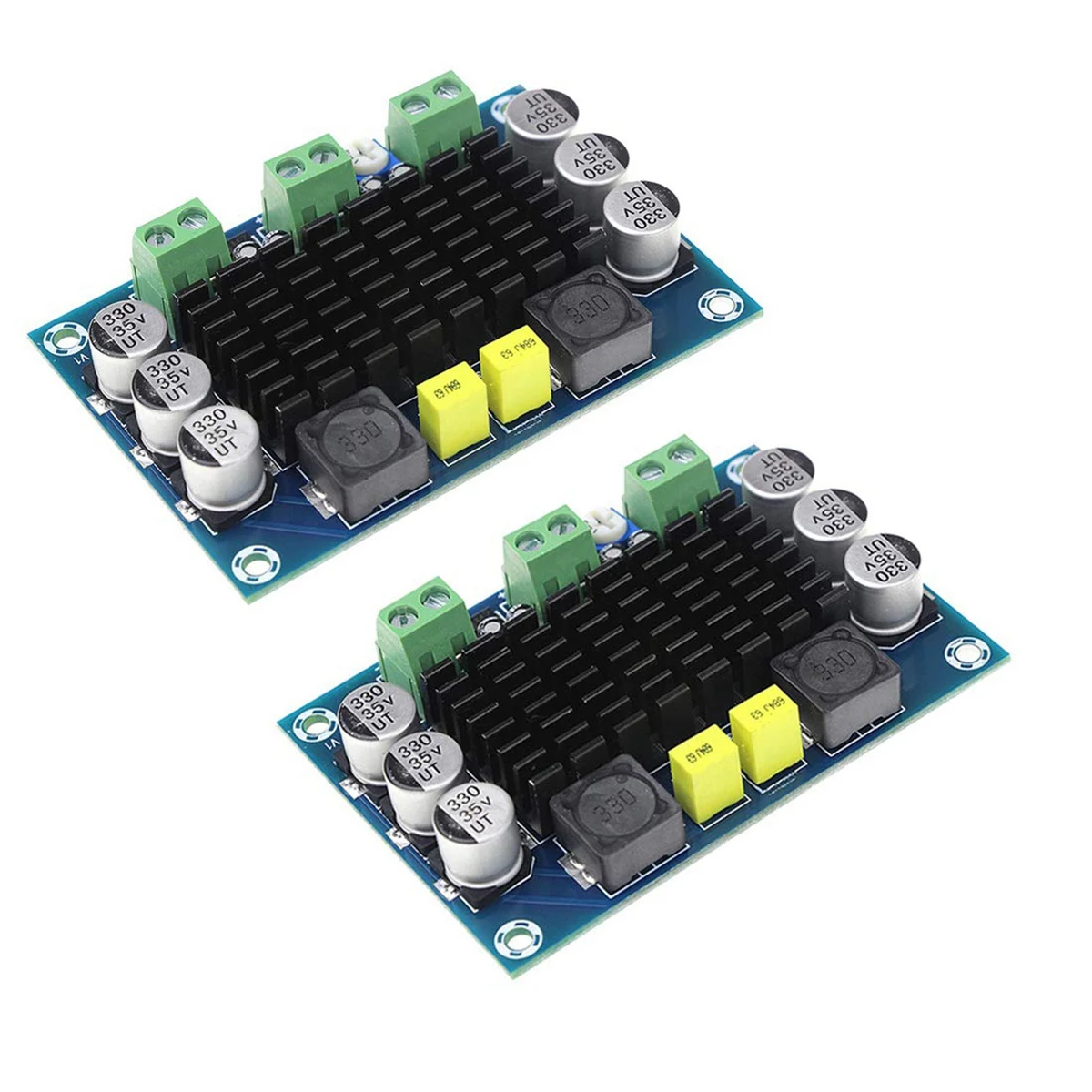 2 Pcs XH-M542 100W Audio Amplifier Board DC 12V 26V TPA3116D2 Mono Channel Digital High Power AMP Module