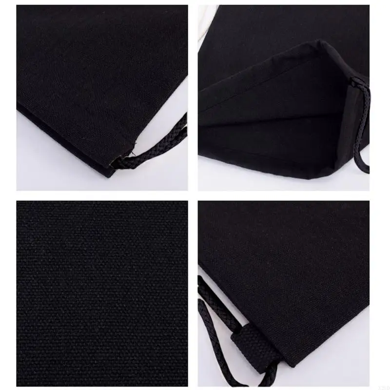 Cotton Canvas Draw String Rucksack Bag Fitnessstudio Sport String Rucksack Sackpack N2UD