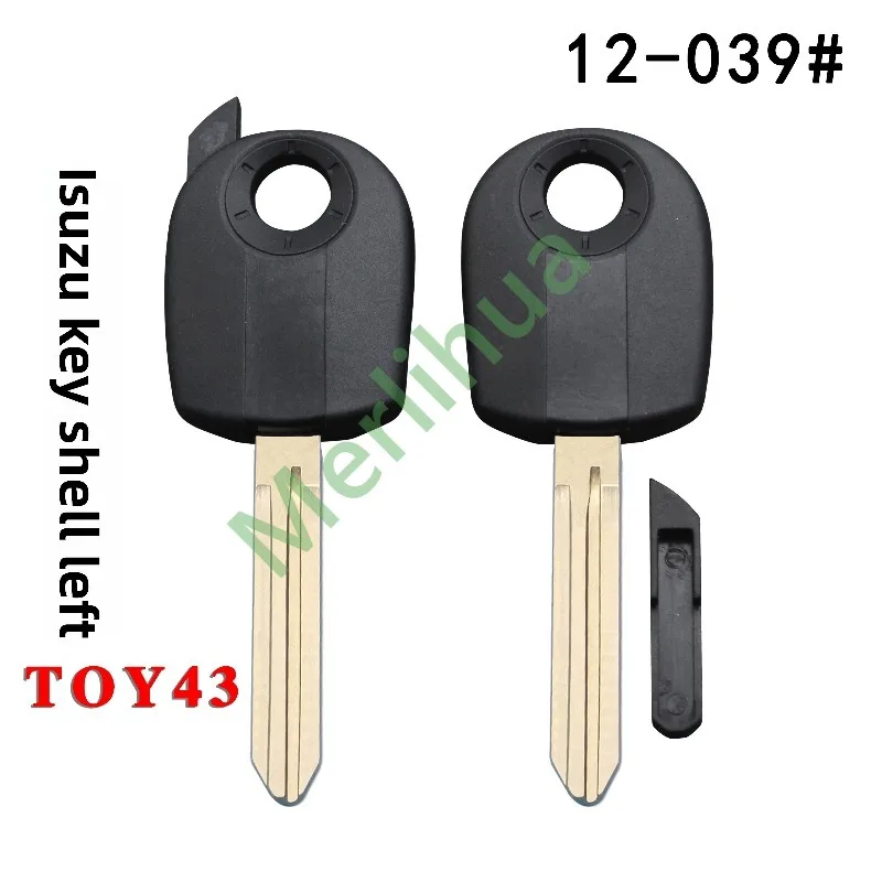 FOR Isuzu Car TOY43 Transponder Key Shell Spare Replacement Case Without Chip And Key Blade