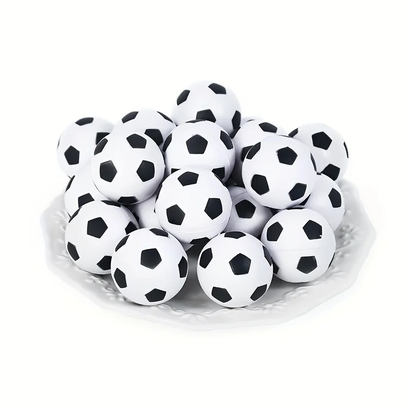 10pcs 4cm Mini Bounce Football Sports Theme Party Decoration Small Gifts Football Match Small Toys Creative Novelty Bounce Ball