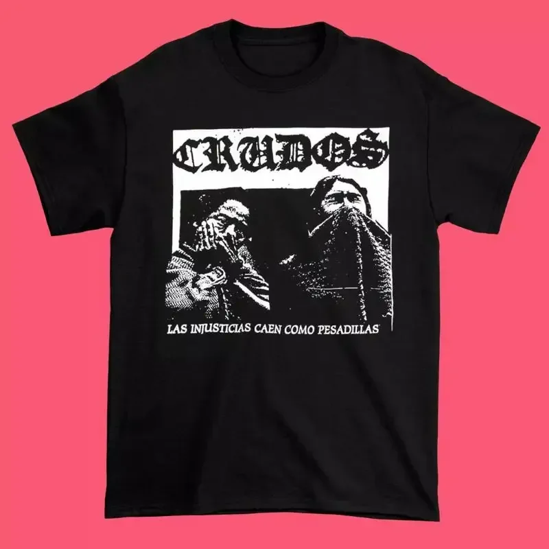 New Los Crudos Band Member Men All Size T Shirt Black For Fans