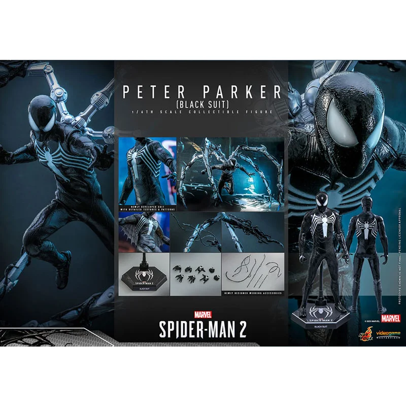Original HotToys HT 1/6 VGM56 VGM56B Spider Man 2 Peter Parker