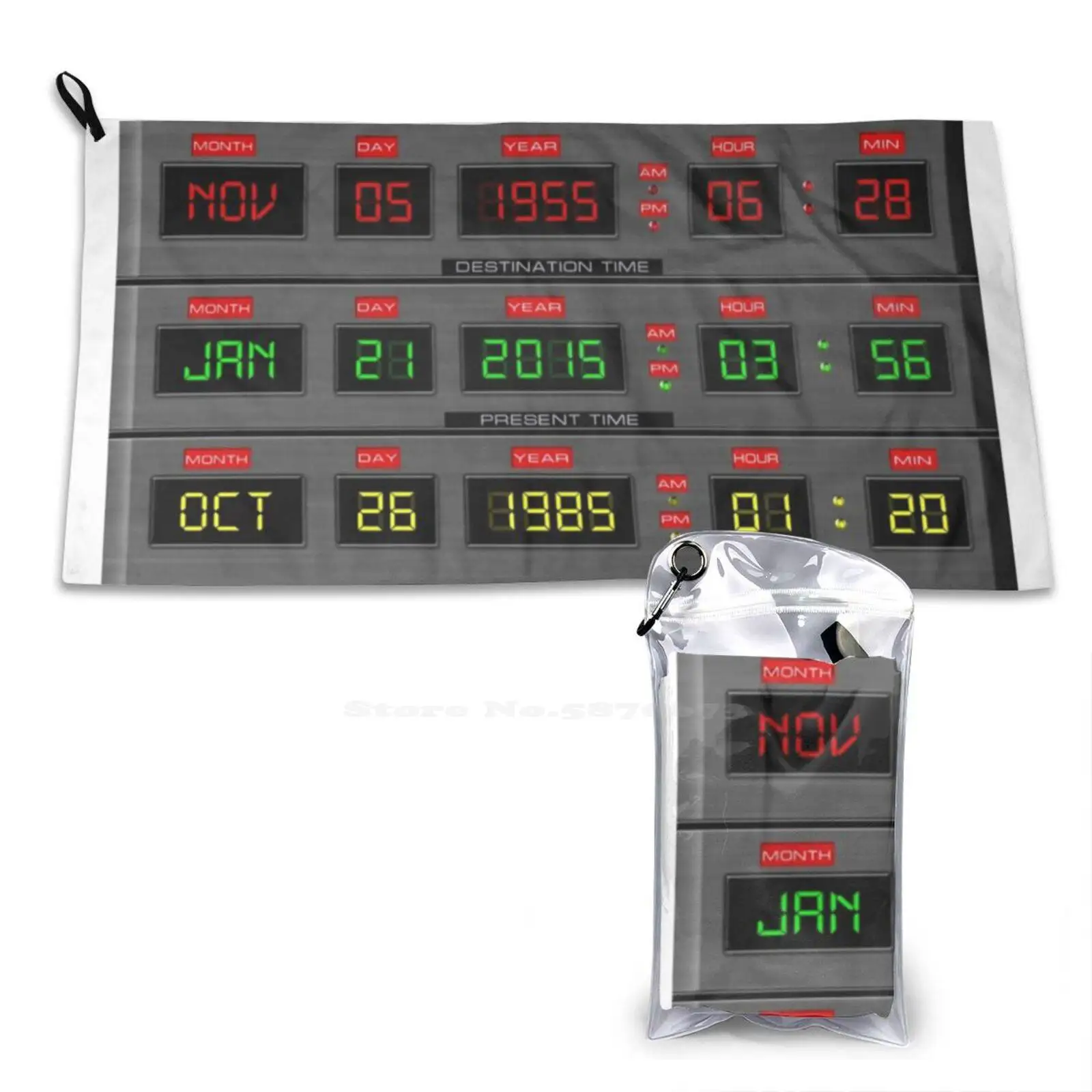 

Back To The Future Soft Towel Quick Dry Beach Towel Back To The Future Hover Board