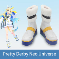 Game Pretty Derby Neo Universe Cosplay Shoes Boots Umamusume Neo Yunivaasu Shoes For Hallowmas Party Adult Women Men
