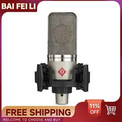 BAIFEILI V6 Professional Condenser Microphone XLR With 34mm Large Diaphragm Cardioid for Podcasting Streaming Gaming ASMR