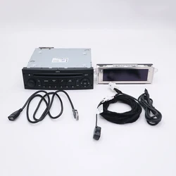Original RD45 Car Radio Player CD, Type C Screen, USB, AUX Cable,Bluetooth Microphone for Peugeot  207 206 307Citroen C3 C4 C5