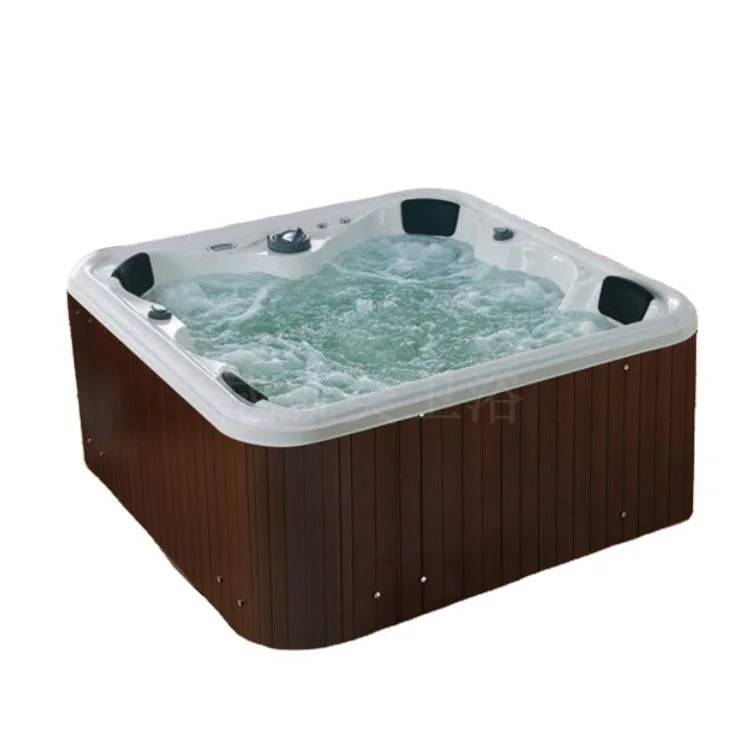 Hot Spring Bath Pool Constant Temperature Heating SPA Tub with Massage Feature Surfing Modern Customized Design Portable Outdoor