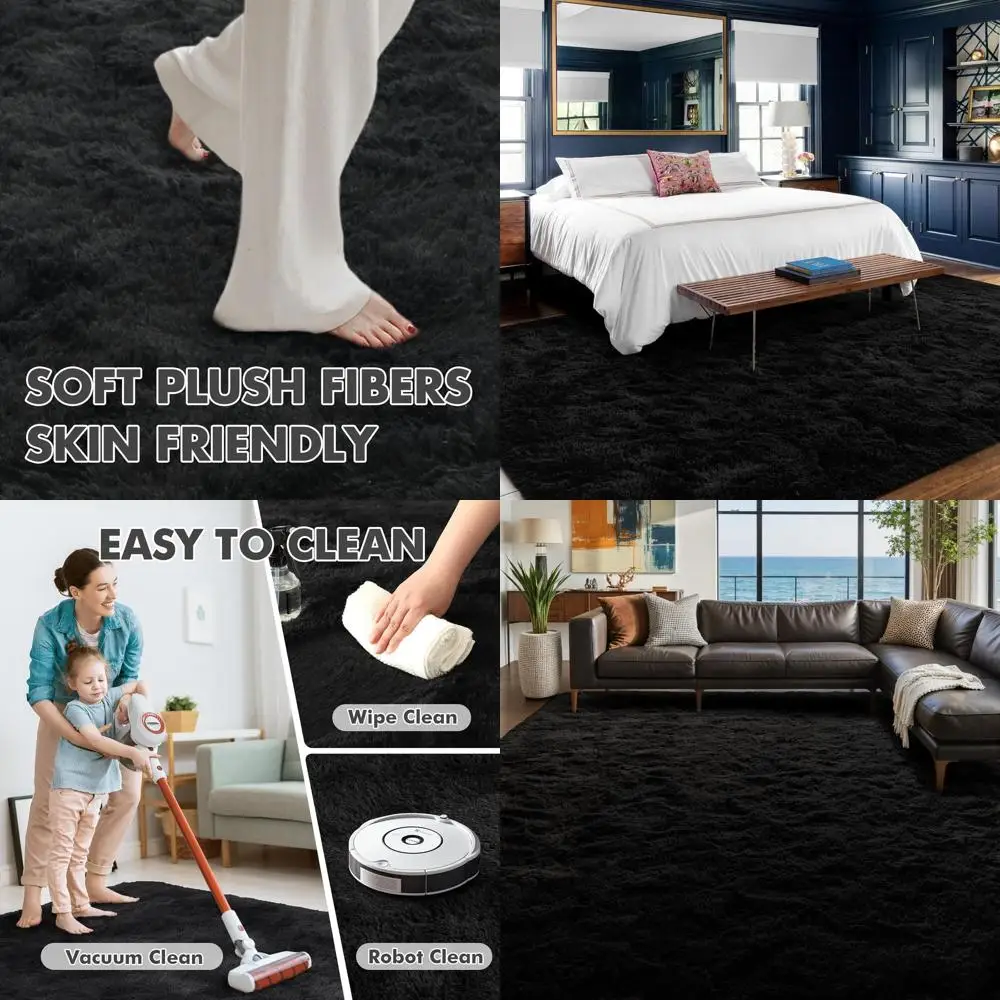 6X9 Ft Large Shag B…