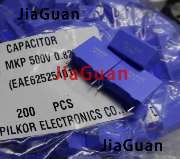 10PCS Original NEW PILKOR BC MKP372 0.82UF 500V P15MM 824 820NF 824/500V blue FILM CAPACITOR MKP 372 0.82uf/500v