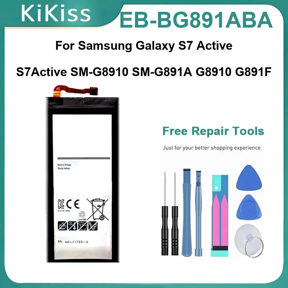 

Аккумуляторы EB-BG891ABA для Samsung Galaxy S7 Active S7active SM-G8910 SM-G891A G8910 G891F, 4000 мАч, перезаряжаемые