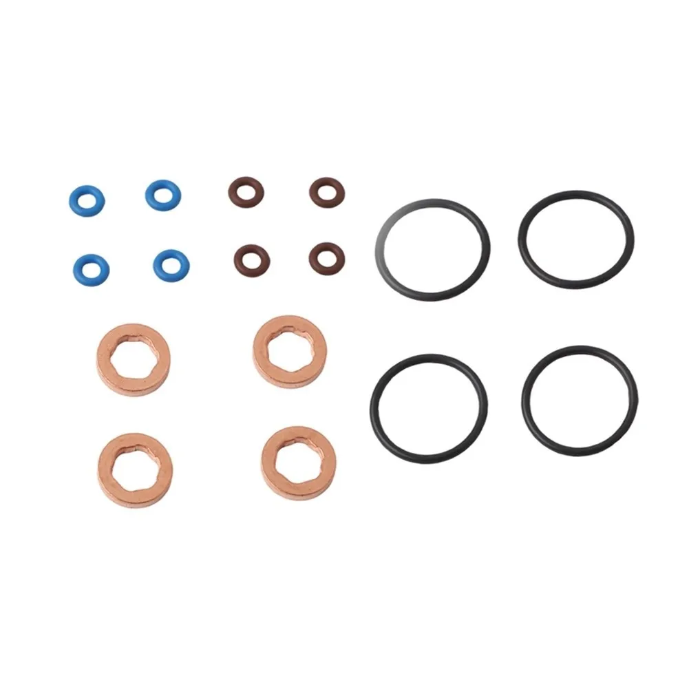 16pcs Fuel Injector Seal Set 883.670 03L130277B For Beetle For Cabriolet For Jetta For Golf For Passat For Polo For Skoda - view 5