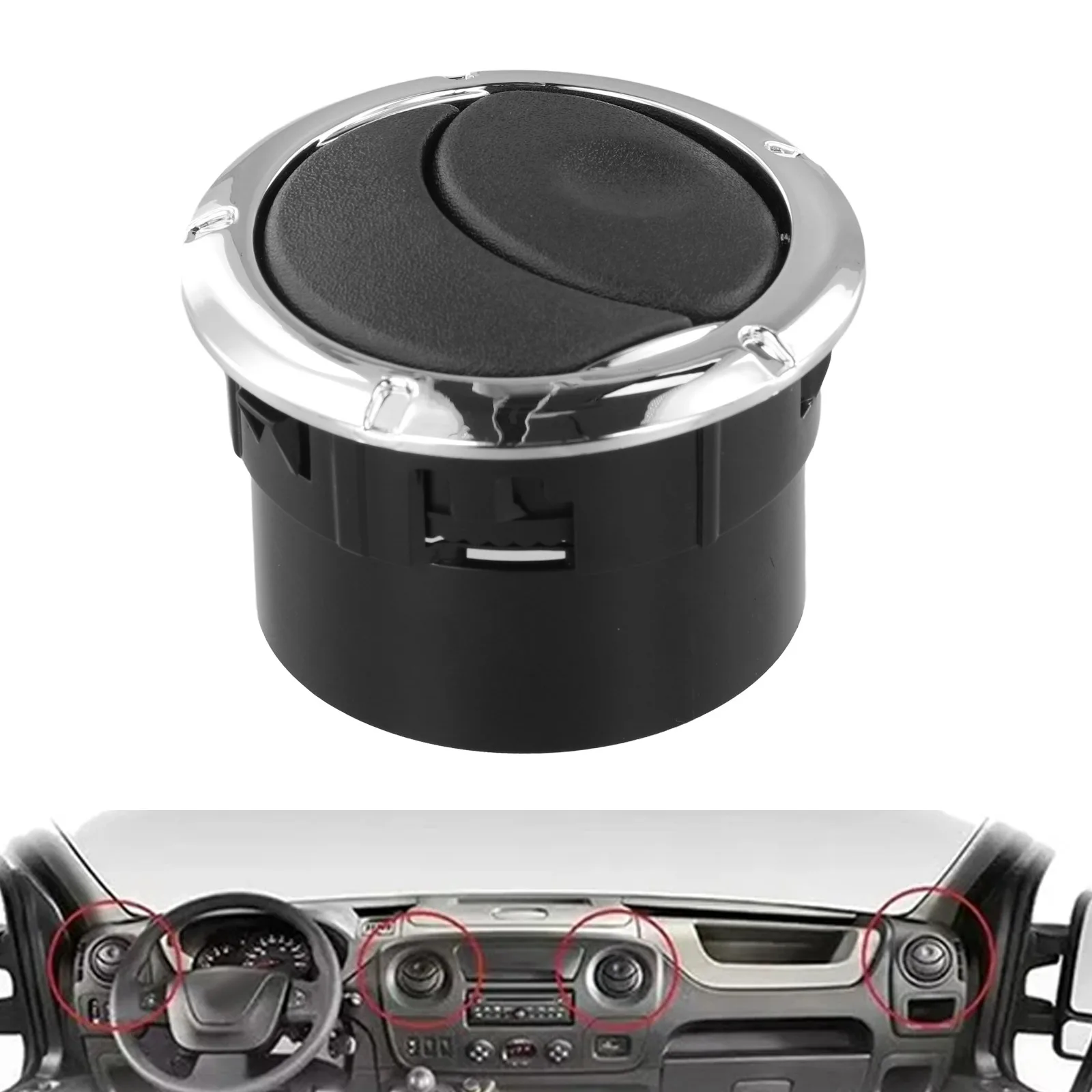 

Replacement Vent Dashboard Air Vent Vehicle Repair OE Part Number Plastic Material Practical Design Vehicle Fitment